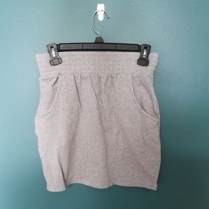 Gray Pencil Skirt